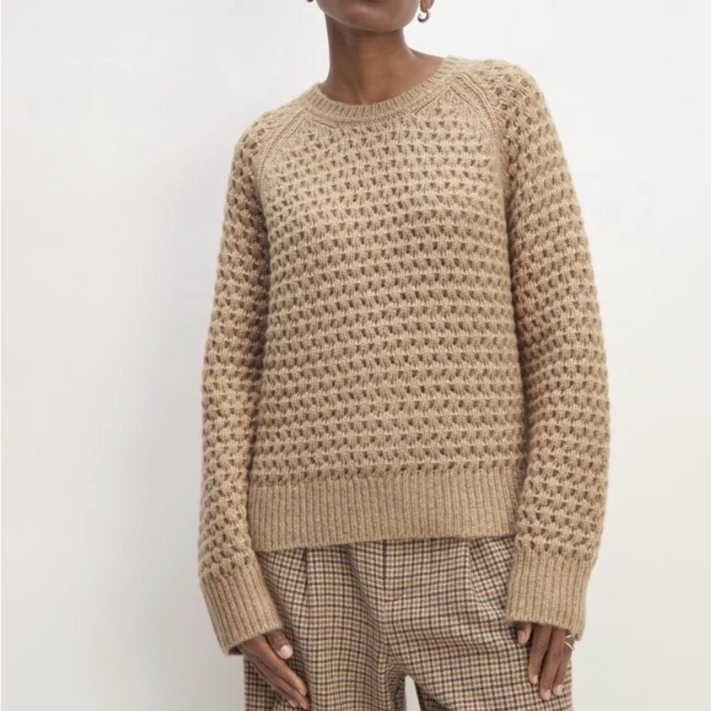 Everlane Cloud Sweater oversized chunky knit women’s size large